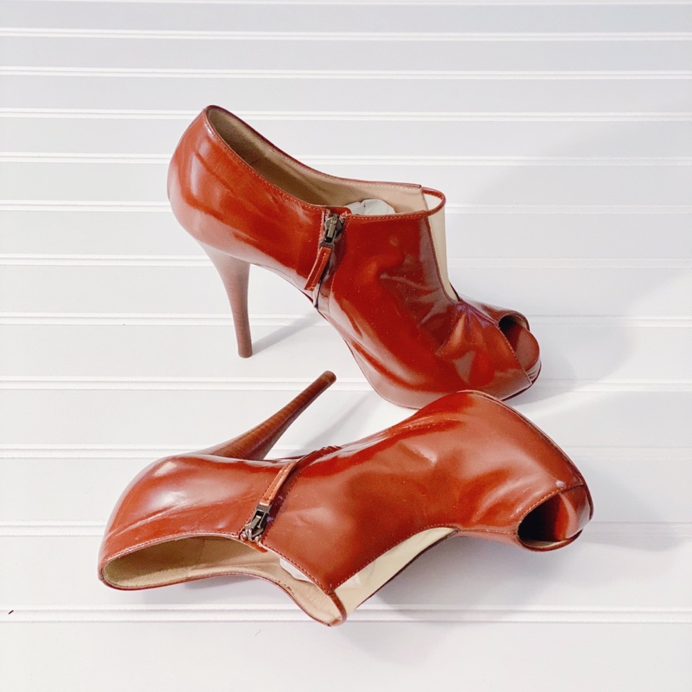 FENDI Open Toe Mesh Detail High Heel Pumps